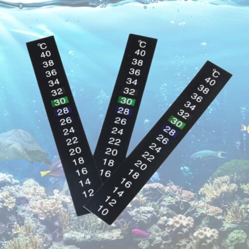1/3/5PCs Stick-on Digital Aquarium Fish Tank Fridge Thermometer Sticker Measurement Stickers Temperature Control Tools Products