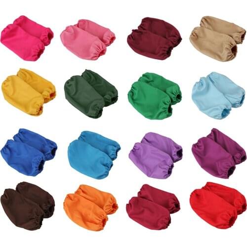 1 Pair Dirtproof Oversleeves Long Sleevelet Arm Sleeves Arm Cover