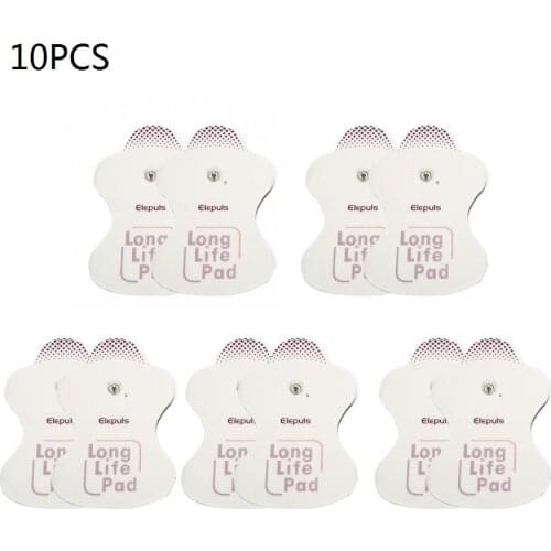 10Pcs/set Electrode Pads Replacement Massager Pad Electric Therapy Pad Machine Slimming Massager