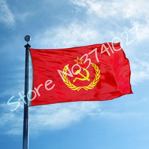 3x5ft Soviet Union Flag Communism Cold War USSR 90 x 150 cm custom single side banner