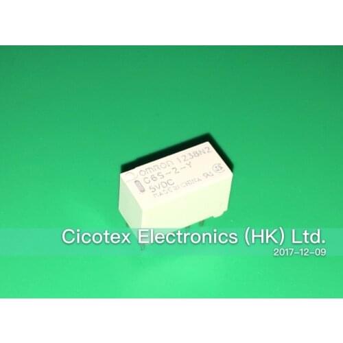 5pcs/lot G6S-2-Y-5VDC DIP-8 RELAY TELECOM DPDT 2A 5V G6S-2Y-5VDC DIP8 G6S-2-Y 5VDC
