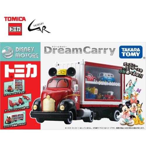TAKARA TOMY TOMICA Vehicles Disneys Mickey Transport Truck Storage Van Car Model Boy Gift