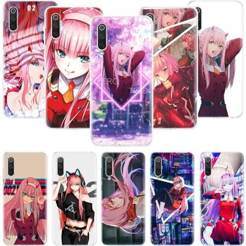Darling In The Franxx ZERO TWO 002 Anime Phone Case For Xiaomi Mi Note 10 11 9 8 10T 9T CC9 A1 A2 A3 5X 6X Pocophone F1 X3 F2 Pr