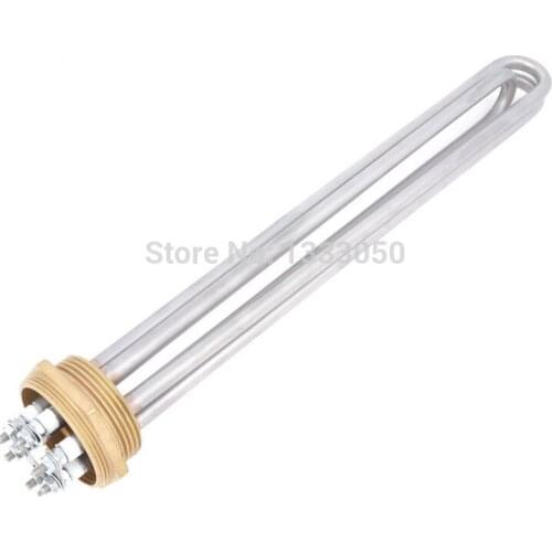 3U Shaped 8mm Bar Dia Electric Heating Water Heater Element AC 380V 9000W
