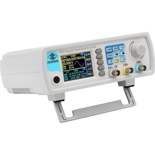 JUNTEK JDS6600 Series DDS Signal Generator Dual-channel Generator Digital Pulse Signal Source Frequency Meter 100% Original