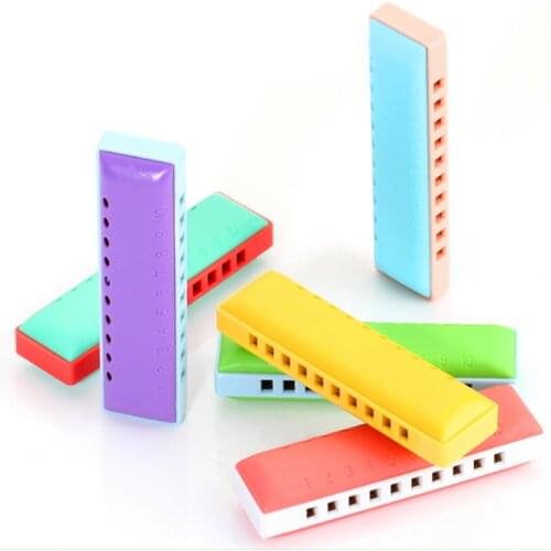 10 Hole Harmonica Kongsheng Childrens Toy Armonica Blues gaita de boca Mouth Ogan Educational Musical Instrument Orff Baby Toys