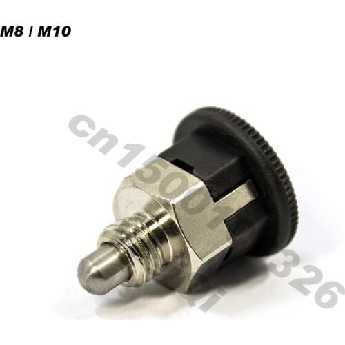 M8 M10 rest position type indexing plungers,index blots ,plastic knob