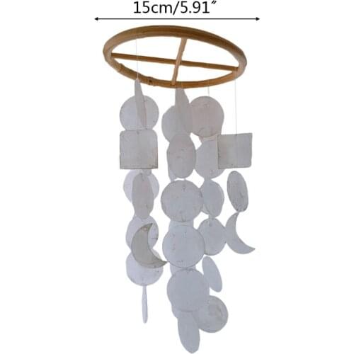 Shell Wind Chime Room Decor Kids Room Nursery Hanging Windchimes Wall Pendant R7RB