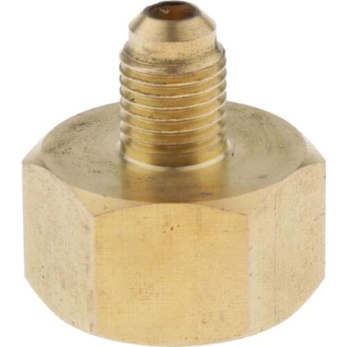 Brass Tank Adapter, External Thread 1/4 SAE, Internal Thread 21 Mm