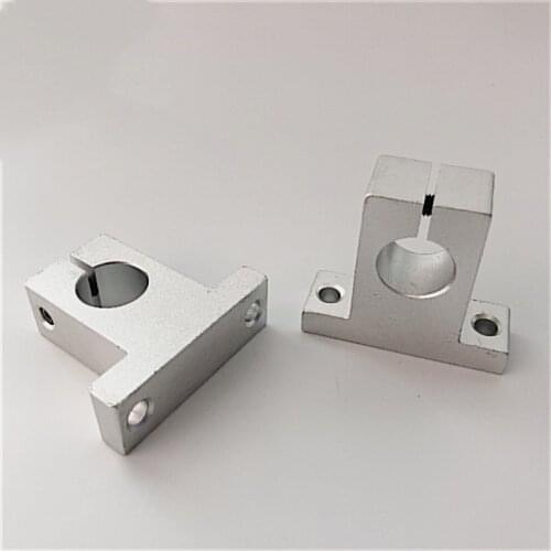 1pcs SK8 SK10 SK12 SK16 SK20 SK25 SHF8 SHF10 SHF12 SHF13 SHF16 linear bearing rail shaft support 3D printer Part XYZ Table CNC