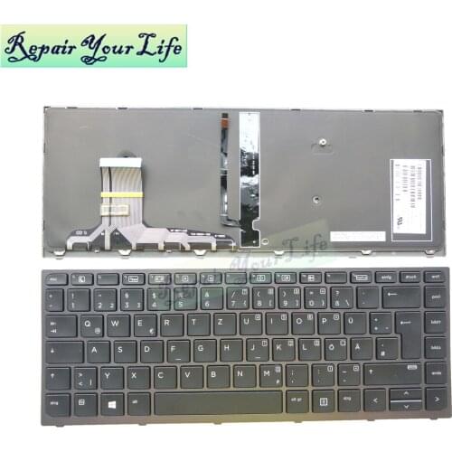 New Backlit Zbook G3 Germany laptop keyboard for HP ZBOOK studio G3 GR EU Keyboard SN7143BL PK131C42A10 wholesale