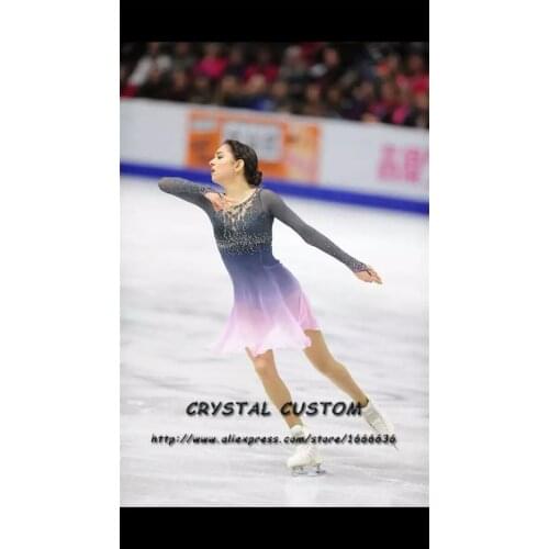 Custom Girls Figure Skating Dresses Graceful New Brand Ice Skating Dresses For Competition DR4372