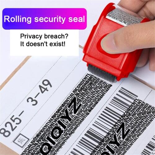 Identity Theft Protection Roller Stamp Guard Your ID Privacy Confidential Data Plastic In Stock Dropshipping Wholesale