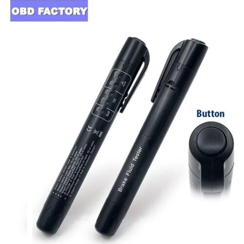 Brake Fluid Liquid Tester Car Brake Liquid Digital Tester For DOT3/DOT4 Automotive Testing 5 LED Car Diagnostic Indicator Pen