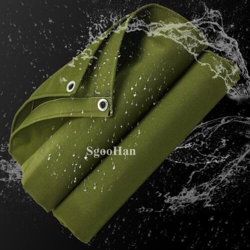 Thick 0.9mm Organic Silicone Canvas Tarpaulin Truck Canopy Rainproof Cloth Outdoor Awning Shading Sail Waterproof Oxford Cloth