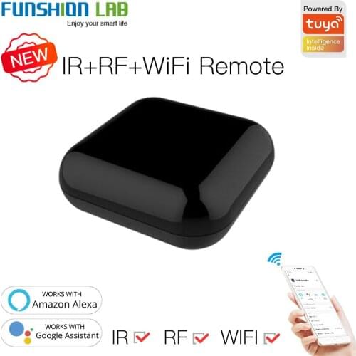 WiFi Smart RF+IR Universal Remote Controller RF Appliances Appliances Tuya Smart Life App Voice Control via Alexa Google Home