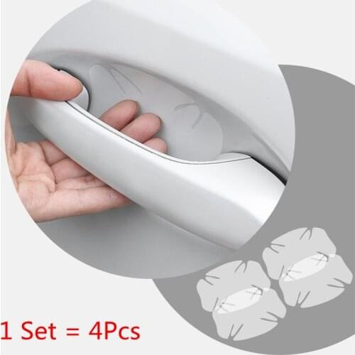 2020 4Pcs Car door Handle Protection Film Car sticker for Volkswagen VW Golf 4 6 7 GTI Tiguan Passat B6 B7 CC Jetta MK5 MK6 Polo