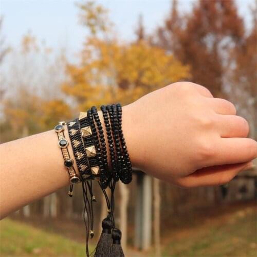 ZHONGVI Miyuki Bracelet For Femme Handmade Japanese Bead Jewelry Heart Pulsera Boho Rhinestone Jewellery Friendship Bracelets