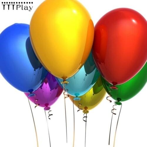10pcs/lot 12Inch Thick 2.8g Colorful Latex Helium Balloons Wedding Decoration Inflatable Air Balls Happy Birthday Party Supplies