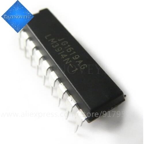 5pcs/lot LM3914N-1 LM3914N LM3914 DIP-18 In Stock