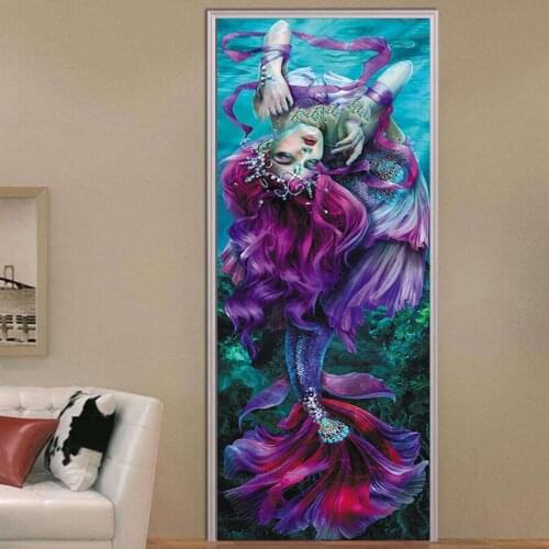 Diy diamond painting rhinestone mosaic Beautiful mermaid cross stitch 5d embroidery diamond kits full square round drill large