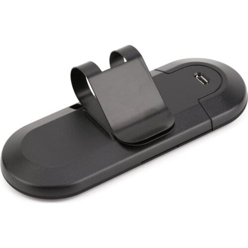 USB Bluetooth Handsfree Car Kit Wireless Bluetooth Speaker Phone MP3 Music Player Sun Visor Clip Speakerphone Charger no aux