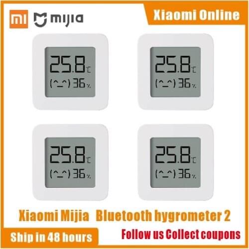 2020New Version Xiaomi Mijia Bluetooth Thermometer 2 Wireless Smart Electric Digital Hygrometer Thermometer Humidity Sensor Home