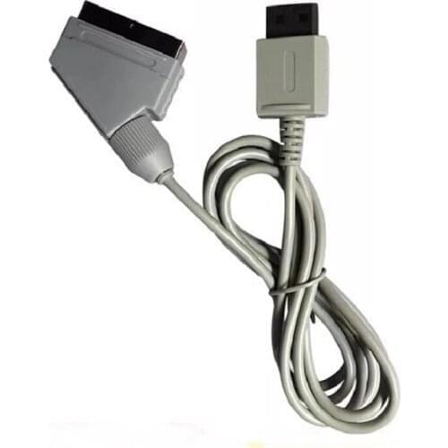 BUKIM 10 PCS EU Plugs for Wii Scart Cable Video HD HDTV Cord for Nintendo for Wii Video Game