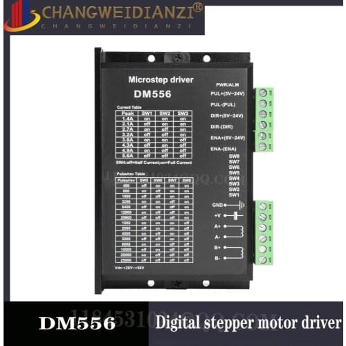 DM556 Digital Stepper motor driver 2 phase 5.6A for 57 86 stepper motor NEMA23 NEMA34 Stepper Motor Controller