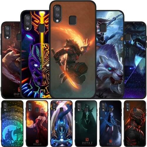 Dota2 black soft phone Case For Samsung A10 20 30 40 50 30S 50S 60 70 M10 M30S M40 A31 51 71 A20E A10E A21S