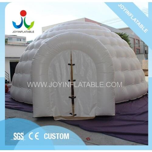 Dia 8M Geodesic Inflatable Igloo Tents For Outdoor Display Event