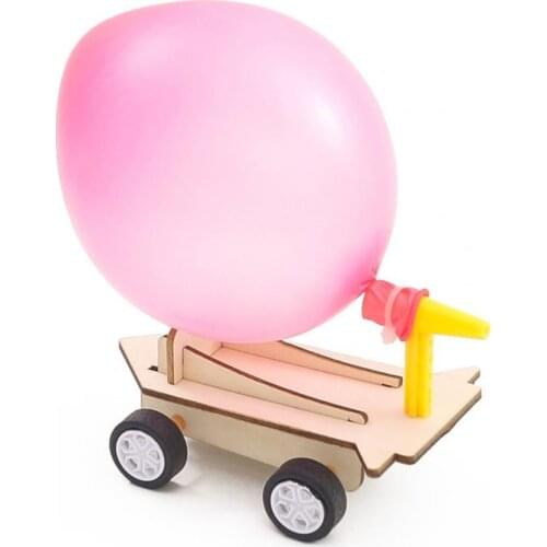 Toy Car Eye-Catching Technological Sturdy Student Science Balloon Car DIY Educational toys Kids Antistress Toys for Children