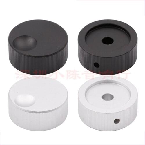 KYYSLB 33*13mm Guitar Tube Amplifier Speaker Instrument Non-slip Knob Hat Audio Volume Potentiometer Solid Aluminum Knob