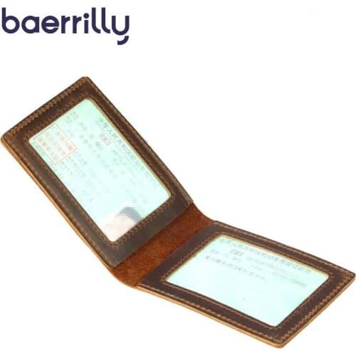 Fashion Cowhide Driving License Bags Passport Cover Mens Credit Card Holders Pocket Coin Women Card Wallet Porte Monnaie Femme