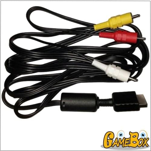 Orginal 1.5Meter Audio Video AV TV Composite Cable Converter Cable For PS3 TV Cable AV lead Sound Video for PS2