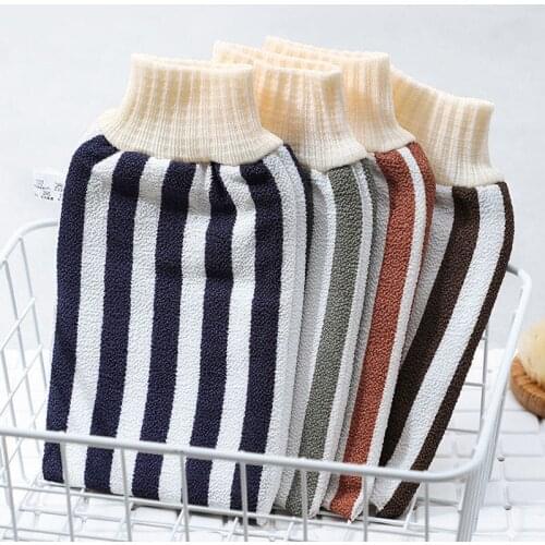 3pcs exfoliating scrub gloves bathroom scrub gloves clean whole body skin bath massage towel Scrub Body