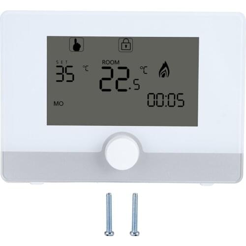 Programmable Thermostat Temperature Controller For Wall-Hung Boiler Heating System Indoor Wall-Mounted Boiler Thermostat