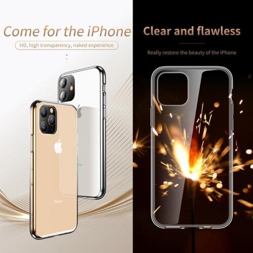 For iPhone 11/ iPhone 11 Pro / iPhone 11 Pro Max TOTUDESIGN Shockproof Transparent TPU Protective Case