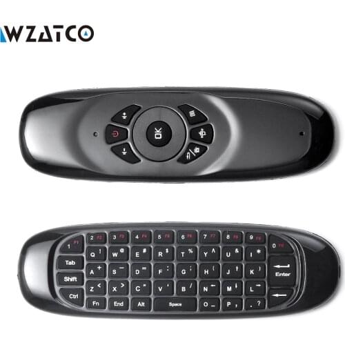 C120 Mini Fly 2.4G Wireless Game Remote For PC Android TV BOX ,WZATCO Android Projector, Motion Sensing Gamer Air Mouse