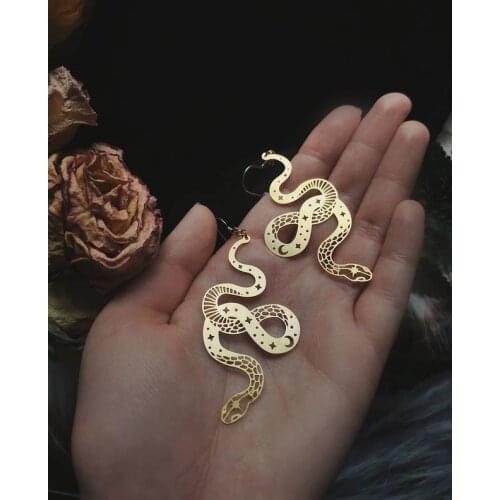 Serpent snake earrings
