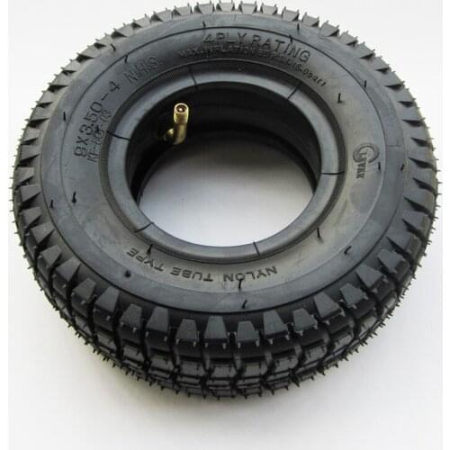 Tire with Inner Tube 9X3.50-4 fits Elderly Tricycle Electric Scooter