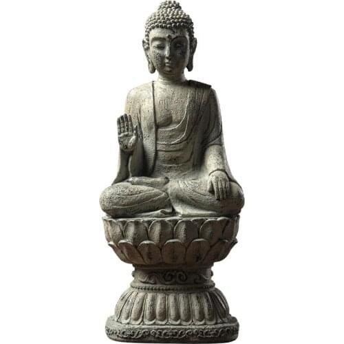 Chinese style living room Buddha Decoration porch Zen home decoration exquisite handmade Buddha resin home bedroom statue
