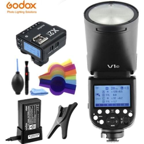 Godox V1 Flash V1C V1N V1S V1F V1O TTL 1/8000s HSS lithium battery Speedlite Flash X2T Trigger for Canon Nikon Sony Fuji Olympus