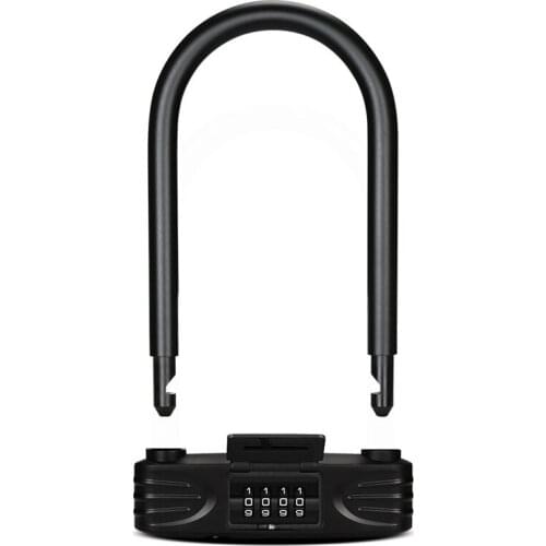 Heavy Duty Combination Bike U Lock Bicycle Anti-theft U Locks 5 Password Bicycle Motorcycle Cycling Scooter Security Lock