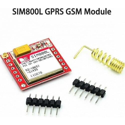 1pcs New SIM800L GPRS GSM Module W/ PCB Antenna SIM Board Quad Band For Arduino Sim Cards & Accessories Sim Cards Adapters