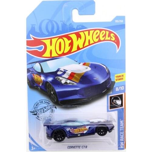 2021 Hot Wheels Cars NO.193 CORVETTE C7.R 1/64 Metal Diecast Model Car Toys