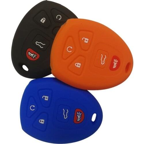 Key Cover Shell For Chevrolet Tahoe Colorado Suburban For Buick Hummer H3 For GMC Yukon Savana Enclave Traverse Key Case For Car