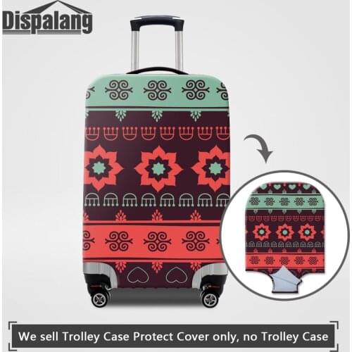 Dispalang Elastic Thick Case On Suitcase 3D Geometric Luggage Protective Covers For 18-32 Inch Waterproof Cover For Luggage Bags