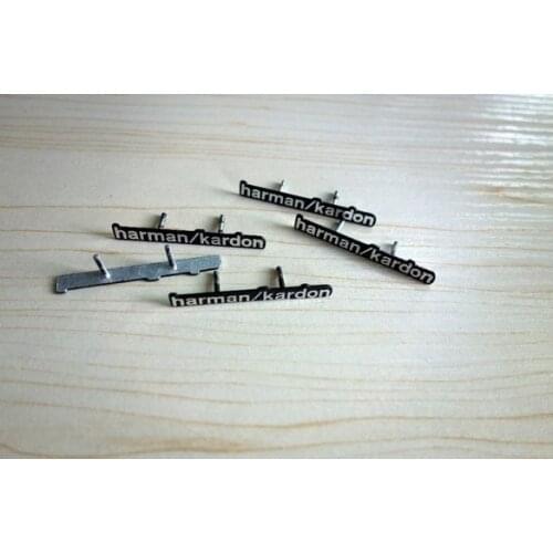 1000X harman/kardon Hi-Fi Speaker audio Speaker 3D Aluminum Emblem stereo with 2 pins 43x5mm