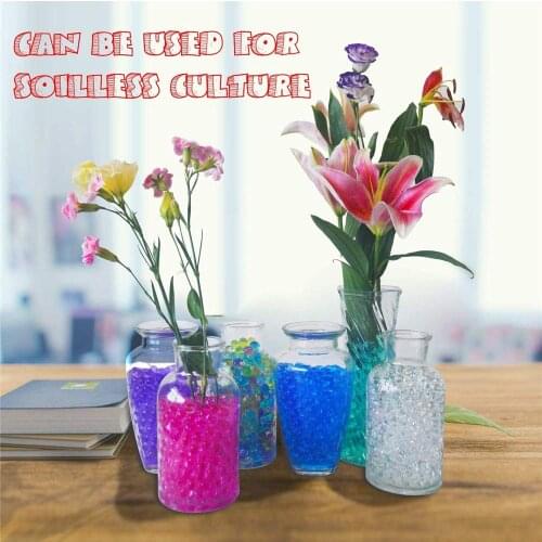 Crystal Soil Pearl Shaped Water Beads Mud Grow Magic Pearl Shaped Jelly Balls Water Beads Mud Crystal Soil Grow Magic 5Z